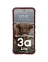Pancerne etui Bizon Case Tur do Nothing Phone (3a) Lite burgundowe