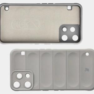 Pancerne etui Bizon Case Tur do Nothing Phone (3a) Lite jasnoszare