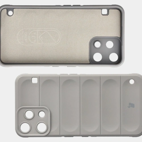 Pancerne etui Bizon Case Tur do Nothing Phone (3a) Lite jasnoszare