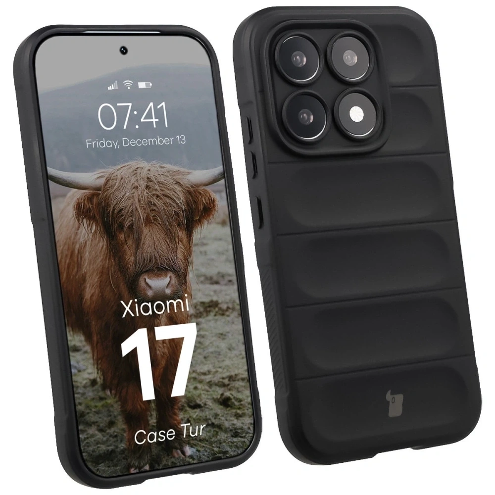 Pancerne etui Bizon Case Tur do Xiaomi 17 czarne