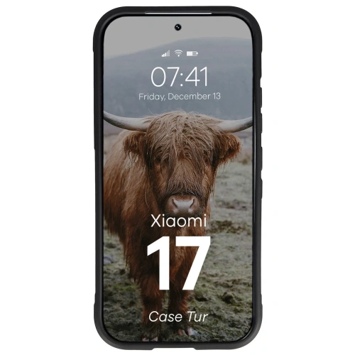 Pancerne etui Bizon Case Tur do Xiaomi 17 czarne