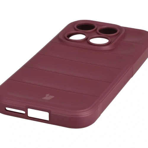 Pancerne etui Bizon Case Tur do Xiaomi 17 burgundowe