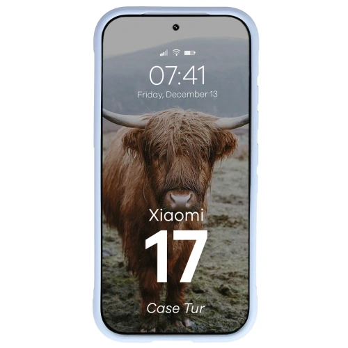 Pancerne etui Bizon Case Tur do Xiaomi 17 jasnoniebieskie
