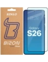 Szkło hartowane Bizon Glass Edge 2 do Samsung Galaxy S26 czarna ramka