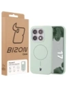Silikonowe etui z pierścieniem magnetycznym Bizon Soft Case Magnetic do Xiaomi 17 pistacjowe