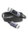 Kabel USB-C do USB-C UGREEN L530 PD 240W 480Mbps z wyświetlaczem 2m (czarny)