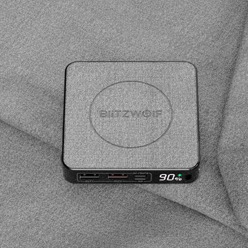 Buy Powerbank BlitzWolf BW-P13, 10000mAh, QC 3.0, PD, 3A, 18W (Black) - BLZ278BLK - {ean13} - Home Screen Store Europe