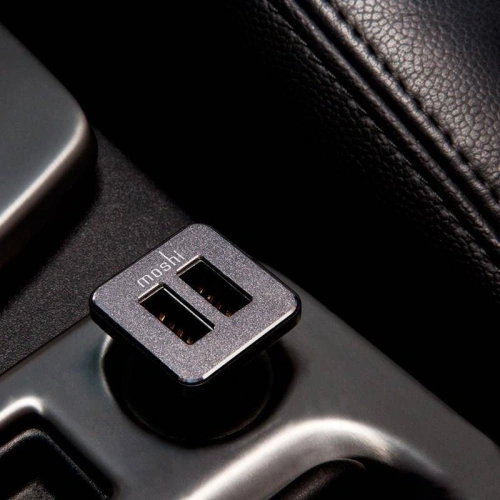 Kup Încărcător auto Moshi Car Charger Duo 2x USB (Aluminiu) - MOSH069ALU - {ean13} - Sklep Home Screen