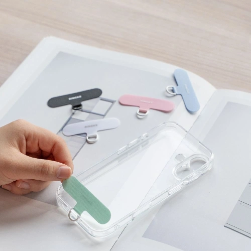 Uniwersalny pasek na rękę Rinkge Holder & Puffer Hand Strap Calm Black