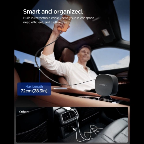 Ładowarka samochodowa Spigen EV603VT Essentail Car Charger 60W Black