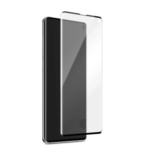 Kup Sticlă temperată PURO Premium Full Edge Tempered Glass Case Friendly Samsung Galaxy S10 (ramă neagră) - PUR062BLK - {ean13} - Sklep Home Screen