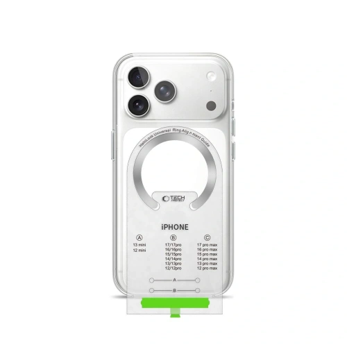 Pierścień magnetyczny Tech-Protect MMP-210 Magnetic MagSafe Ring Deep Blue & Silver [2 PACK]