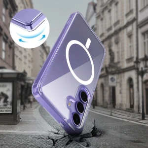 Etui Tech-Protect Flexair Hybrid MagSafe do Samsung Galaxy A57 5G Clear