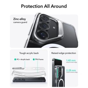 Etui ESR Classic Hybrid Kickstand MagSafe do Samsung Galaxy S26 Clear