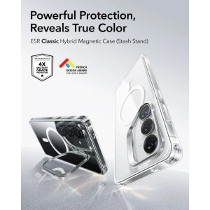 Etui ESR Classic Hybrid Kickstand MagSafe do Samsung Galaxy S26 Clear