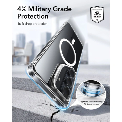 Etui ESR Classic Hybrid Kickstand MagSafe do Samsung Galaxy S26 Clear