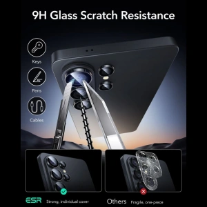 Osłona na aparat ESR Armorite Camera Protector do Samsung Galaxy S26 Ultra Black