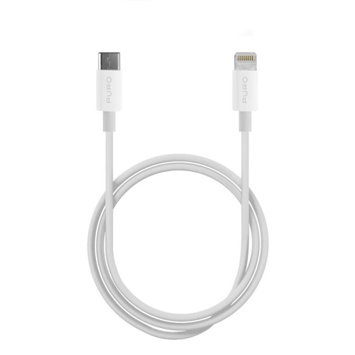 Kup PURO USB-C zu Lightning MFi Kabel 1m (weiß) - PUR030WHT - {ean13} - Sklep Home Screen