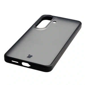 Etui Bizon Case Angelo do Samsung Galaxy S26 przydymione z czarną ramką