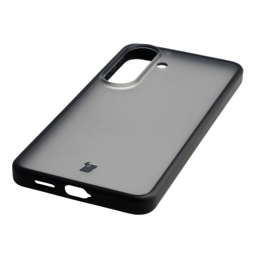 Etui Bizon Case Angelo do Samsung Galaxy S26 przydymione z czarną ramką