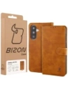 Etui z klapką Bizon Case Pocket do Samsung Galaxy A37 5G brązowe