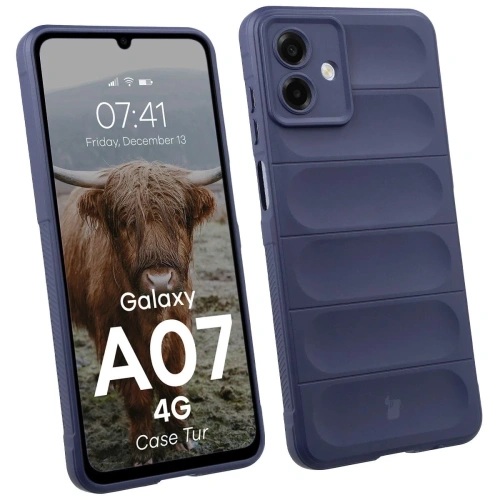 Pancerne etui Bizon Case Tur do Samsung Galaxy A07 4G granatowe