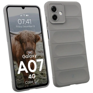Pancerne etui Bizon Case Tur do Samsung Galaxy A07 4G jasnoszare