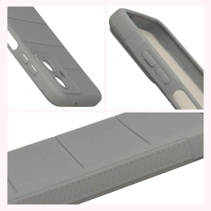 Pancerne etui Bizon Case Tur do Samsung Galaxy A07 4G jasnoszare