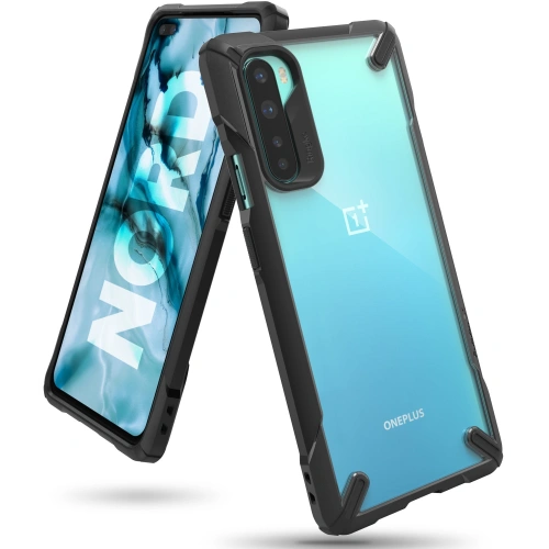 Kup Etui Ringke Fusion-X OnePlus Nord Fekete - RGK1240BLK - {ean13} - Sklep Home Screen