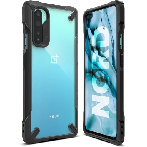 Kup Etui Ringke Fusion-X OnePlus Nord Fekete - RGK1240BLK - {ean13} - Sklep Home Screen