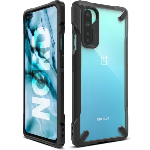 Kup Etui Ringke Fusion-X OnePlus Nord Fekete - RGK1240BLK - {ean13} - Sklep Home Screen