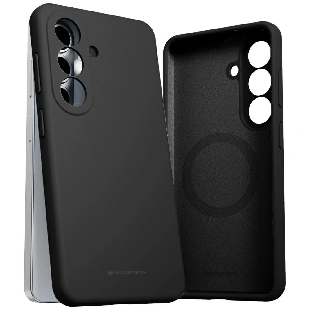 Etui Mercury Pure MagSafe Silicone do Samsung Galaxy S26 czarny