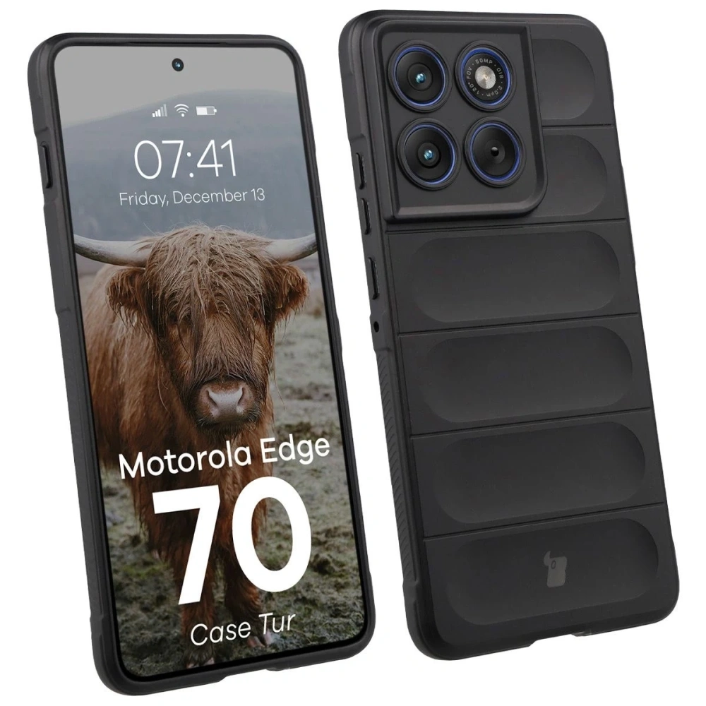 Pancerne etui Bizon Case Tur do Motorola Edge 70 czarne