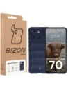 Pancerne etui Bizon Case Tur do Motorola Edge 70 granatowe