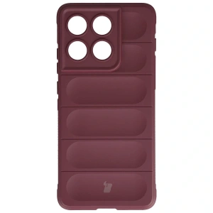 Pancerne etui Bizon Case Tur do Motorola Edge 70 burgundowe