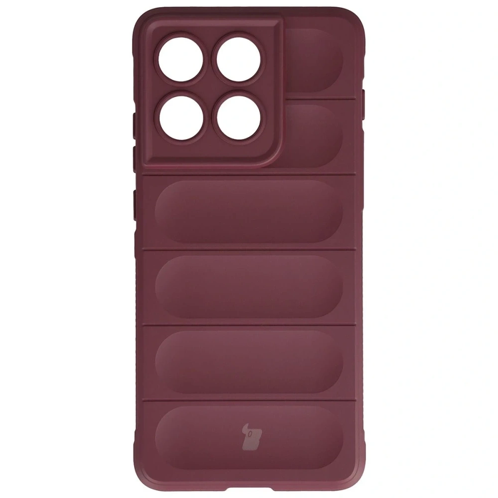 Pancerne etui Bizon Case Tur do Motorola Edge 70 burgundowe