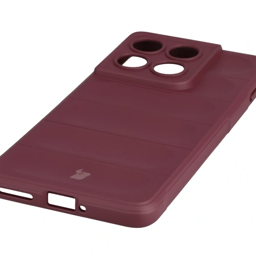 Pancerne etui Bizon Case Tur do Motorola Edge 70 burgundowe