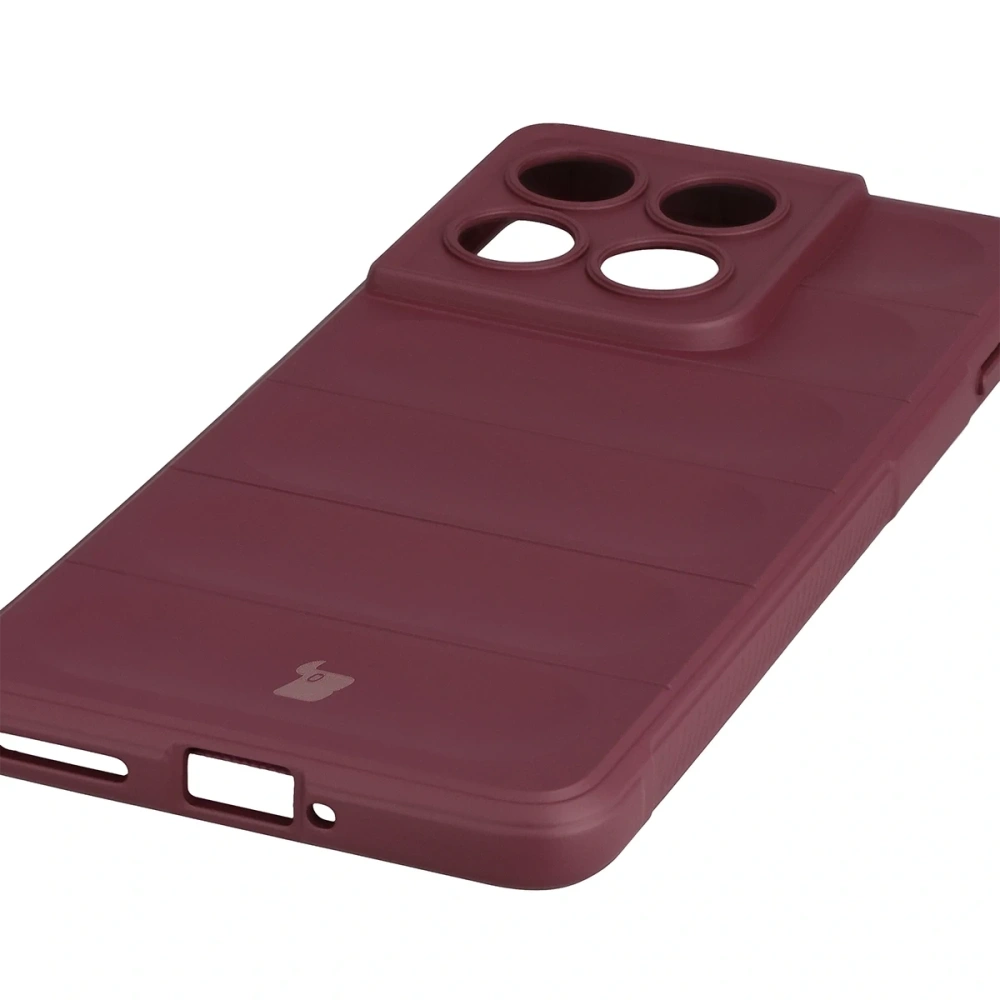 Pancerne etui Bizon Case Tur do Motorola Edge 70 burgundowe
