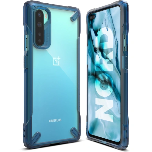 Buy Ringke Fusion-X OnePlus Nord Space Blue - RGK1241BLU - {ean13} - Home Screen Store Europe
