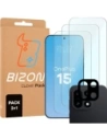 3x szkło hartowane + szybka na aparat Bizon Glass Clear Pack do OnePlus 15