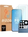 3x szkło hartowane + szybka na aparat Bizon Glass Clear Pack do Xiaomi POCO F8 Ultra