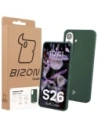 Silikonowe etui Bizon Soft Case do Samsung Galaxy S26 ciemnozielone