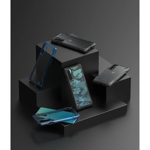 Kup Etui Ringke Fusion-X OnePlus Nord Camo (Moro) Negru - RGK1242CAM - {ean13} - Sklep Home Screen