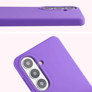 Silikonowe etui Bizon Soft Case do Samsung Galaxy S26 fioletowe
