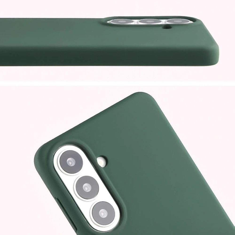 Silikonowe etui Bizon Soft Case do Samsung Galaxy S26 Plus ciemnozielone