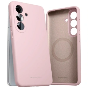 Etui Mercury Pure MagSafe Silicone do Samsung Galaxy S26 różowo-piaskowy