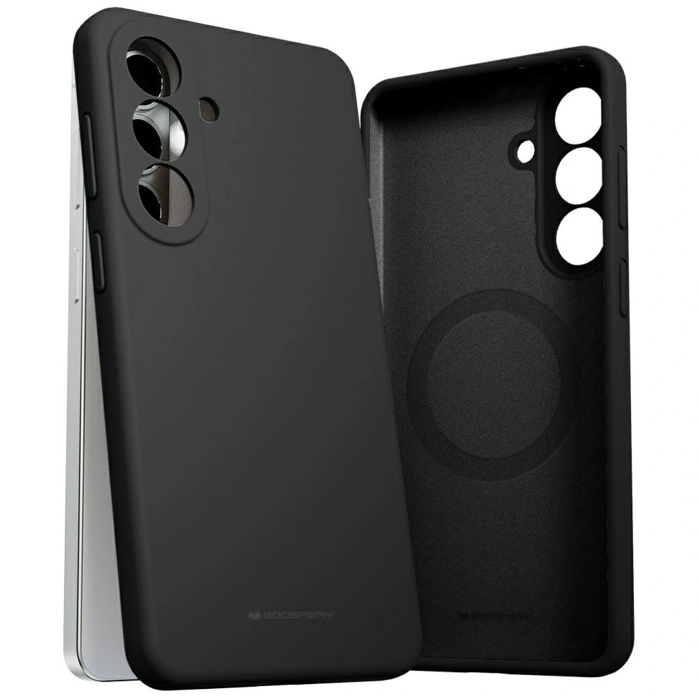 Etui Mercury Pure MagSafe Silicone do Samsung Galaxy S26+ Plus czarny