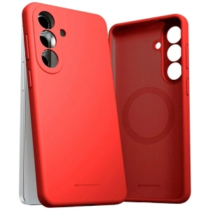 Etui Mercury Pure MagSafe Silicone do Samsung Galaxy S26+ Plus czerwony