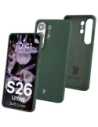 Silikonowe etui Bizon Soft Case do Samsung Galaxy S26 Ultra ciemnozielone