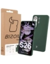 Silikonowe etui Bizon Soft Case do Samsung Galaxy S26 Ultra ciemnozielone